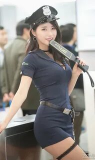 Hot asian female police