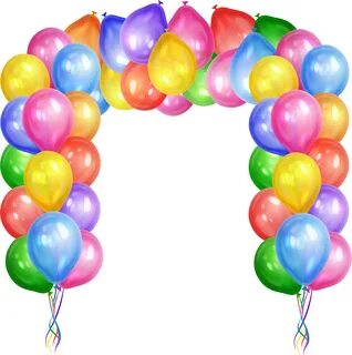 Decorative Balloons Arch Transparent Png Clip Art Image - Fu