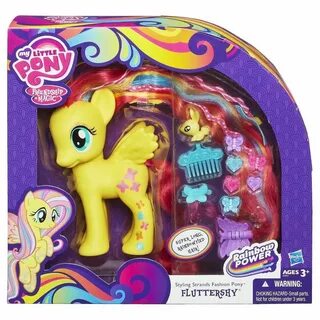 My Little Pony Fluttershy Styling Strands Fashion Pony w/FRE