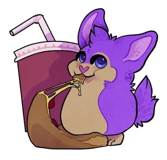 Cute Tattletail Game fan art showing a Purple Baby Tattletai