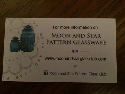 Купить Moon and Stars Pattern Glass LE Smith на Аукцион из А