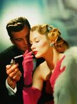 Rose tinted vintage Film noir photography, Women smoking, Ho