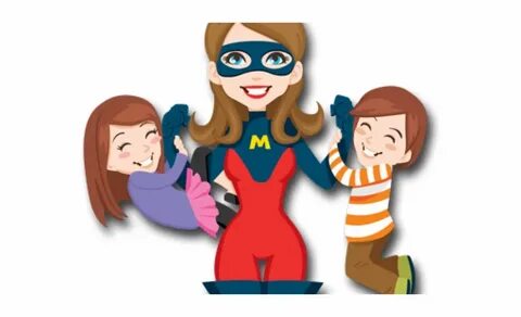 Mother clipart super mom, Mother super mom Transparent FREE 