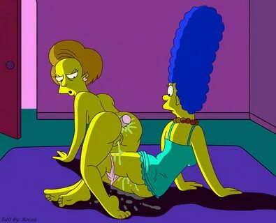 Marge Simpson and Edna Krabappel Nude Yuri Shaved Pussy Your