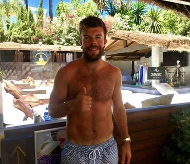 Grant Hanley relaxed on holiday. 