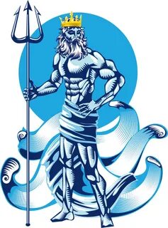 Poseidon Greek Mythology Clip Art - Greek Mythology Poseidon