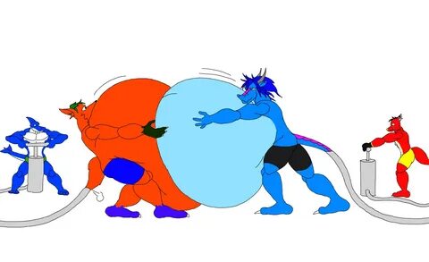 belly inflation battle by Wiki -- Fur Affinity dot net