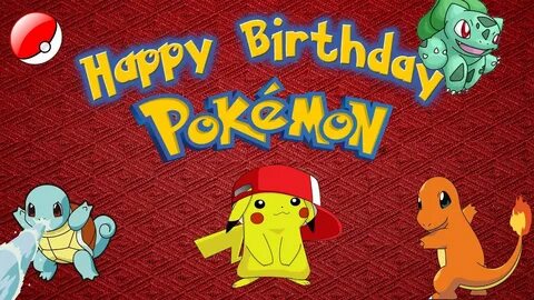 Happy Birthday Pokemon. Special Video To Celebrate 20 Years!