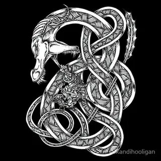 Jörmungandr (large) by Skandihooligan Norse tattoo, Viking t