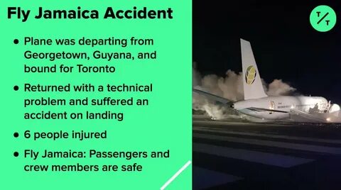 Toronto-bound plane crash lands in Guyana and ends up in a sandbank (@Quicktake) — Twitter