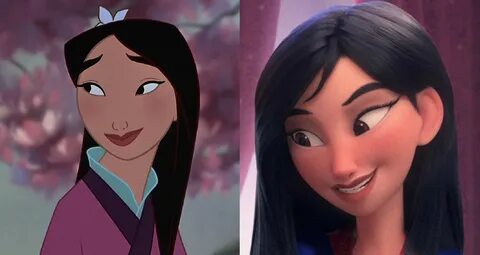 THEN and NOW: Disney Princesses in their original films and 