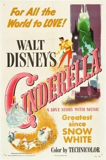 Vintage Movie Art Poster Cinderella 0085 Etsy UK Disney movi