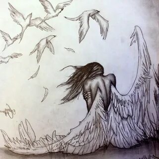 drawing an angel - Besko