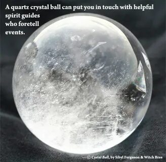 How a quartz crystal ball can help you. Crystal ball, Quartz