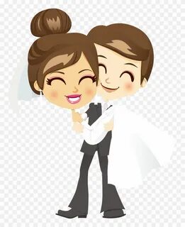 Download Bridegroom Wedding Clip Art - Png Couple Cartoon Hd