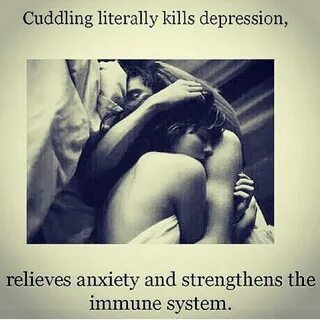 HOPE XCHANGE on Twitter: "Cuddling literally kills depressio