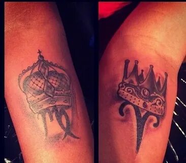 matching tattoos king and queen - Google Search King queen t