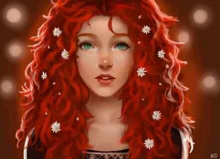 Pin by Tina Judd on Art Red curly hair, Red hair cartoon, Gi