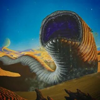 Alien Landscapes (2) - Sandworm from Dune A3 print Intercept