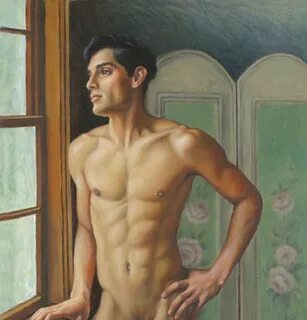Male Nude Archival Art Print From Original Oil Painting by E