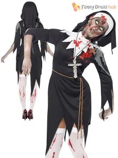 Mens Ladies Zombie Scary Nun Vicar Priest Halloween Fancy Dr