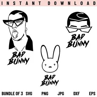 Svg Bad Bunny Logo Png - Aeryn Foster