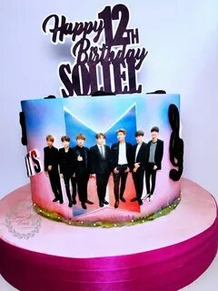 BTS KPop Cake Bts cake, Bts birthdays, Birthday cake