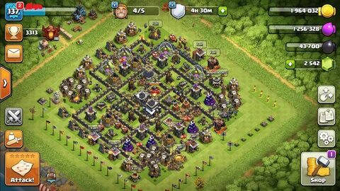 Clash Of Clans Town Hall 9 Max Levels - Art & Bussines