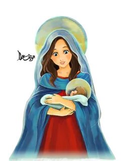 Jesus Christ Mary by joeatta78 on DeviantArt in 2020 Jesus c