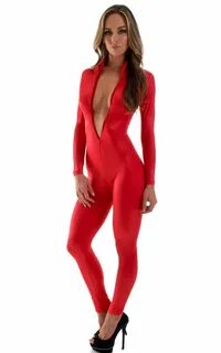 Sexy Catsuits Full Body Suits Fitted Jumpsuits For Women