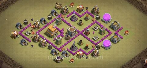 Best War Base TH6 with Link, Anti Everything - Town Hall Lev