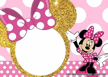 30+ FREE Printable Minnie Mouse Birthday Invitation Template