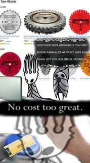 No cost too great Hollow Knight Know Your Meme
