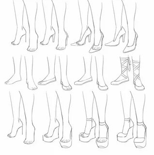 feet shoes reference female drawing Рисовать, Как рисовать, 