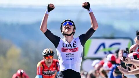 Tadej Pogacar one away from Ardennes sweep after La Fleche Wallonne victory, Lie