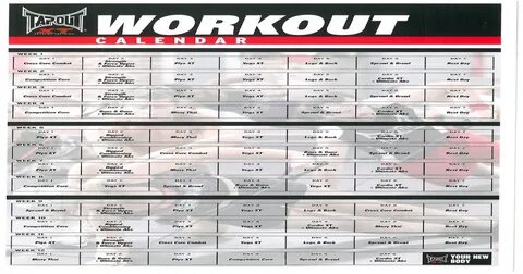 19 30 Minute Tapout xt2 workout schedule for Six Pack Fitnes
