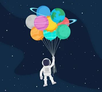78+ Astronaut Floating In Space Drawing Easy