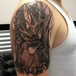 Top 100 hunting tattoos Hunting tattoos, Deer tattoo, Deer t