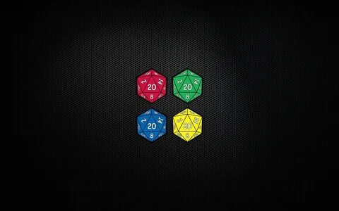 simple DnD wallpaper of d20s Wallpaper, Simple wallpapers, R