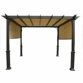 Shop Garden Treasures N/A 7.6-ft x 10-ft x 10-ft Matte Black