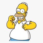 Homer Simpson Happy - Homer Simpson Png, Transparent Png - k