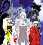 Inu No Taisho with his two sons Sesshomaru and Inuyasha and 