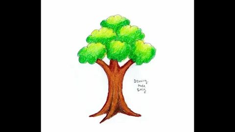How to Draw Trees Easy , for Kids , Beginners Drawing Banyan