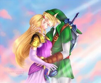 and they lived happily ever after. Link and Princess Zelda b