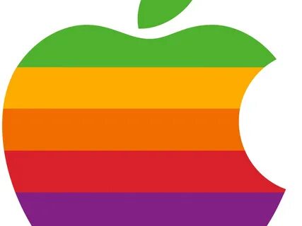 Rainbow ?Apple? ?logo? ?Logo? Brands For Free HD 3D - PNG Sh