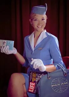 Pan Am had the most glamorous air stewardesses in the world.