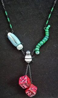 Oogie Boogie bugs and dice Necklace by LairAndLaughables on 