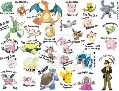 Pokemon Names Pokemon Friends List by AchromaticAmunet on de