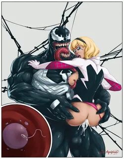 Venom (Веном, Черная смерть) :: Marvel porn :: Gwen Stacy (Ж