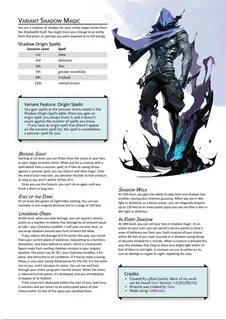 Variant Shadow Magic - Sorcerer Origin Exist beyond their si